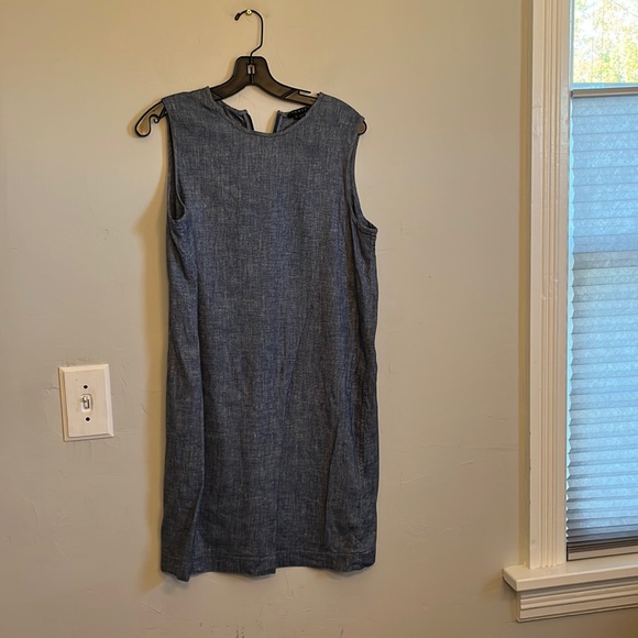 Theory Dresses & Skirts - Theory size 10 dark chambray a line shift dress